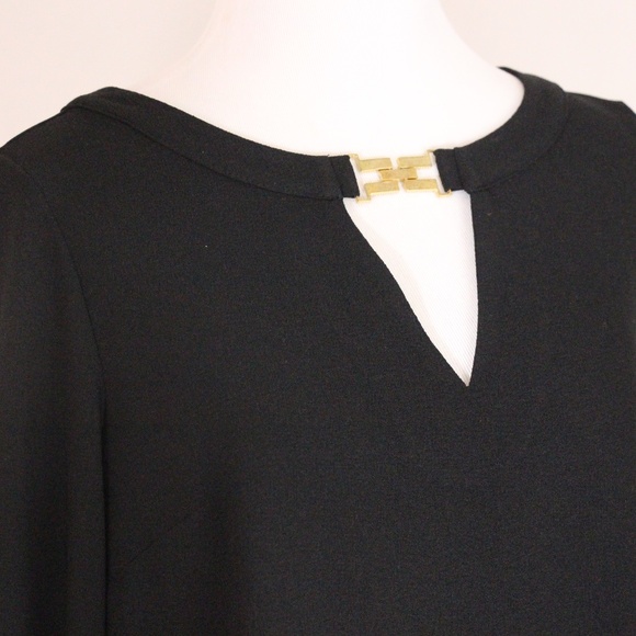 ATMOSPHERE Black Embellished Long Sleeve Dress - Picture 4 of 8